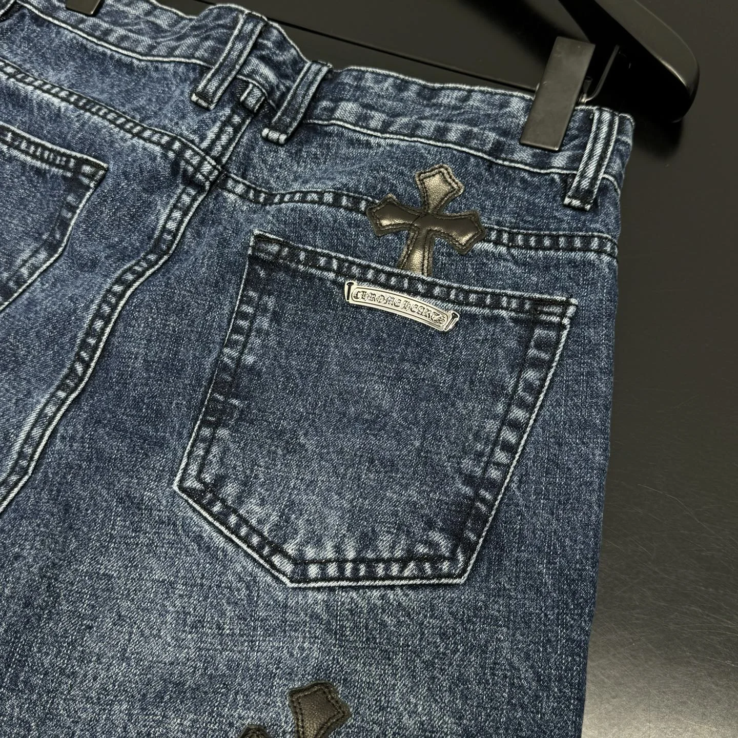 CHROME HEARTS Shorts Blue-Black S-L C60202609061705 - Image 8