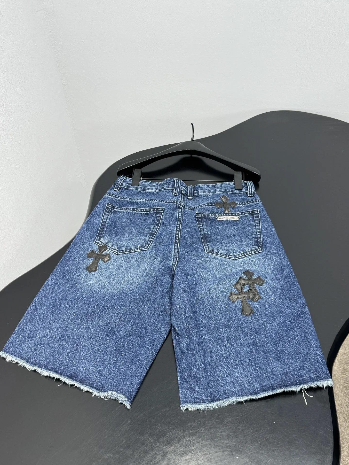 CHROME HEARTS Shorts Blue-Black S-L C60202609061705 - Image 9