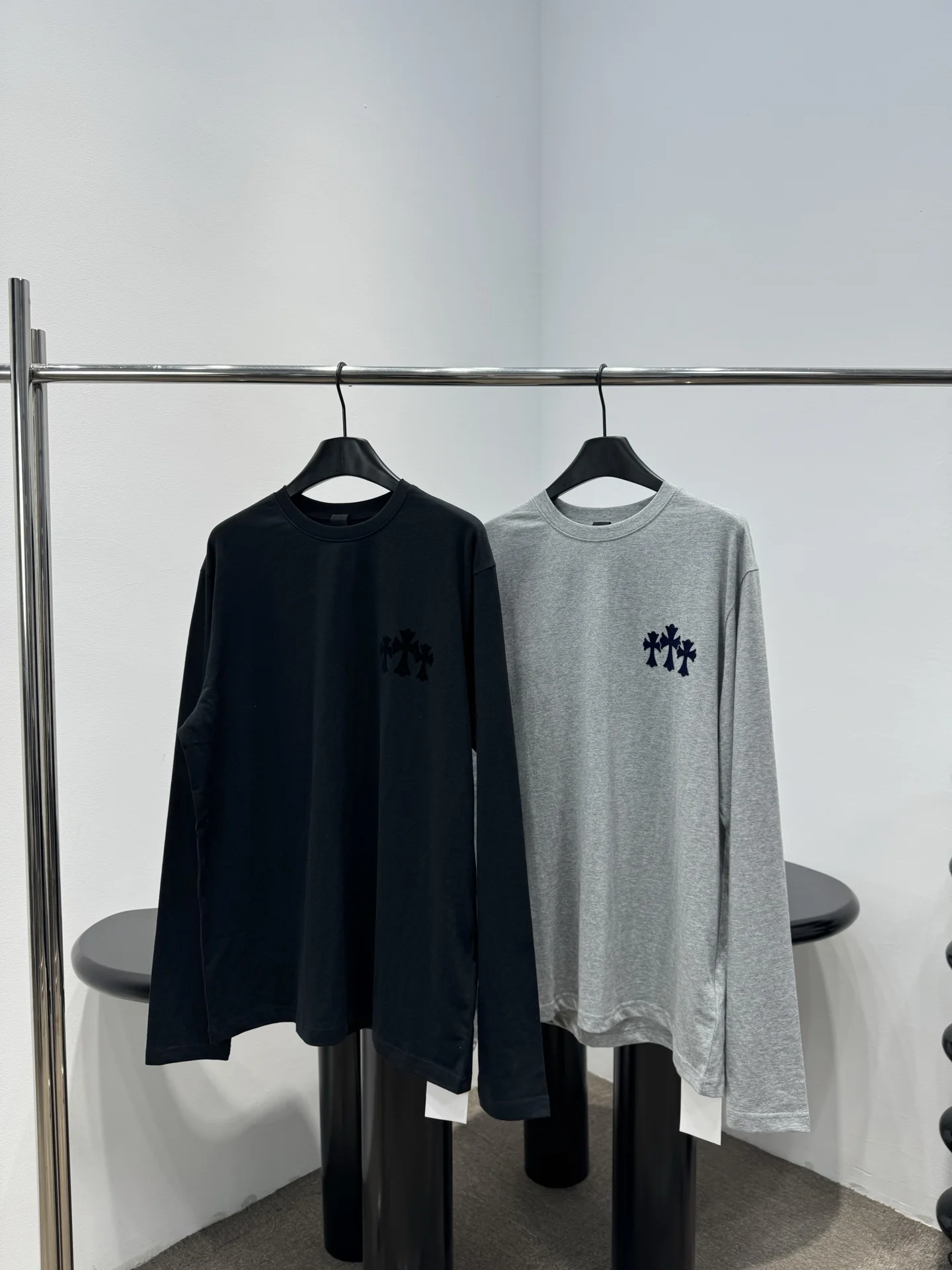 CHROME HEARTS T-shirts Black-Gray S-L B10202609061707