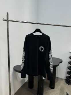 CHROME HEARTS T-shirts Black-White S-L B20202609060348