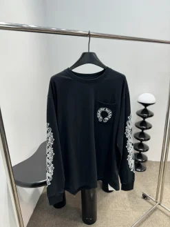 Alternative view of CHROME HEARTS T-shirts Black-White S-L B20202609060348