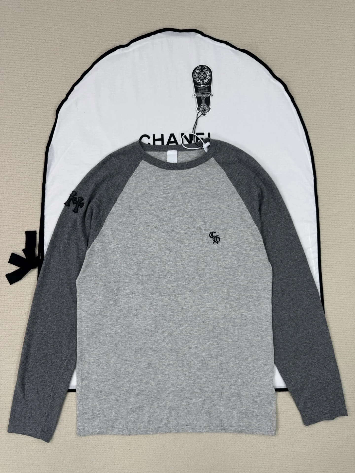 CHROME HEARTS T-shirts Grey-Black S-L B15202609060231