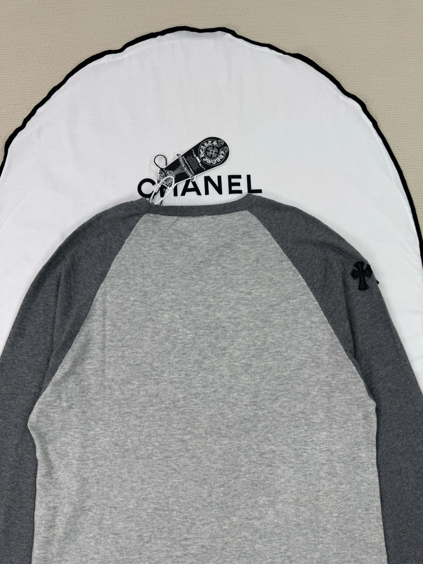 CHROME HEARTS T-shirts Grey-Black S-L B15202609060231 - Image 2