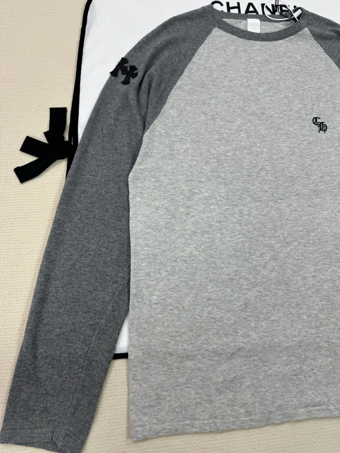 CHROME HEARTS T-shirts Grey-Black S-L B15202609060231 - Image 6