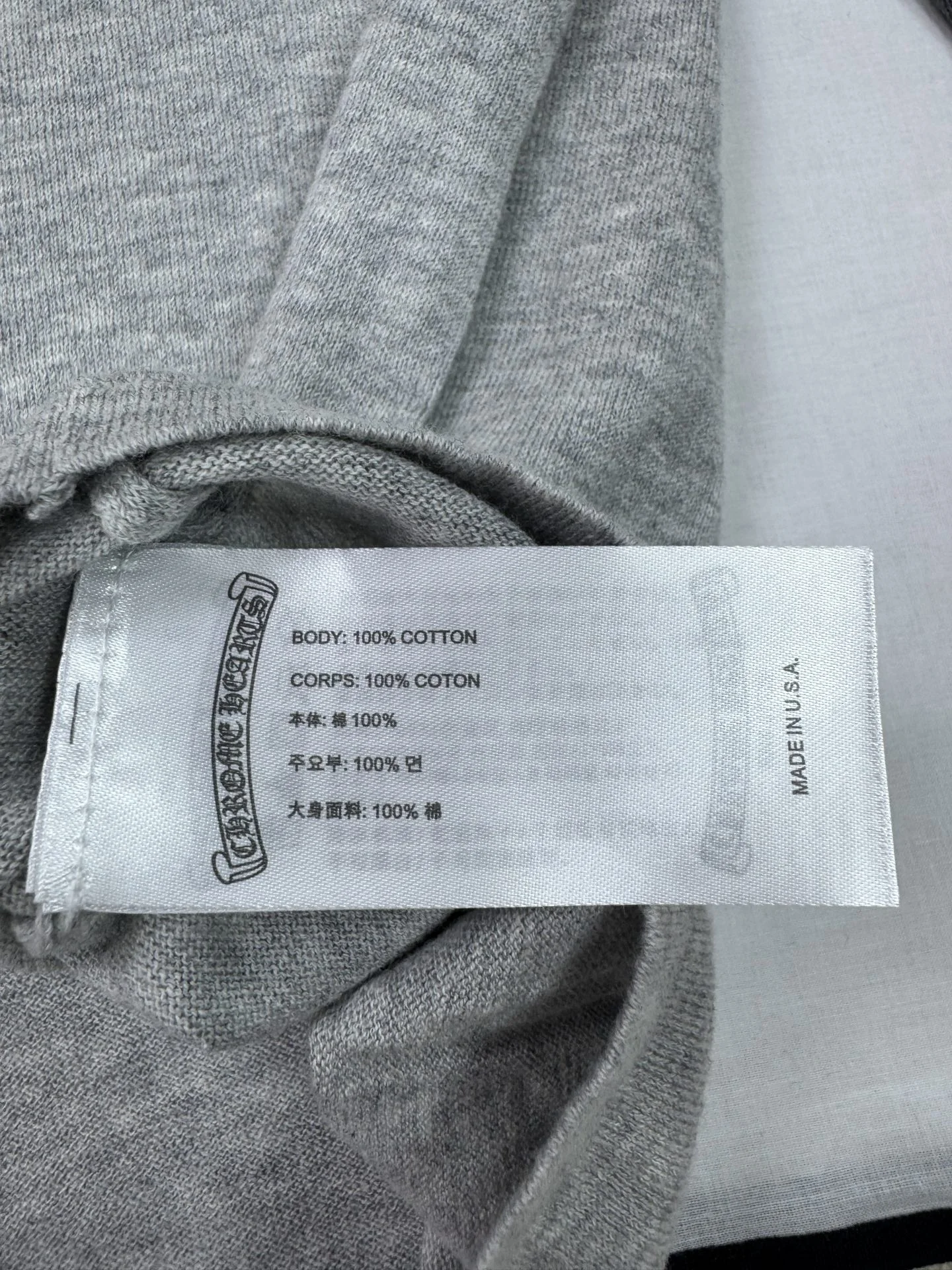 CHROME HEARTS T-shirts Grey-Black S-L B15202609060231 - Image 9