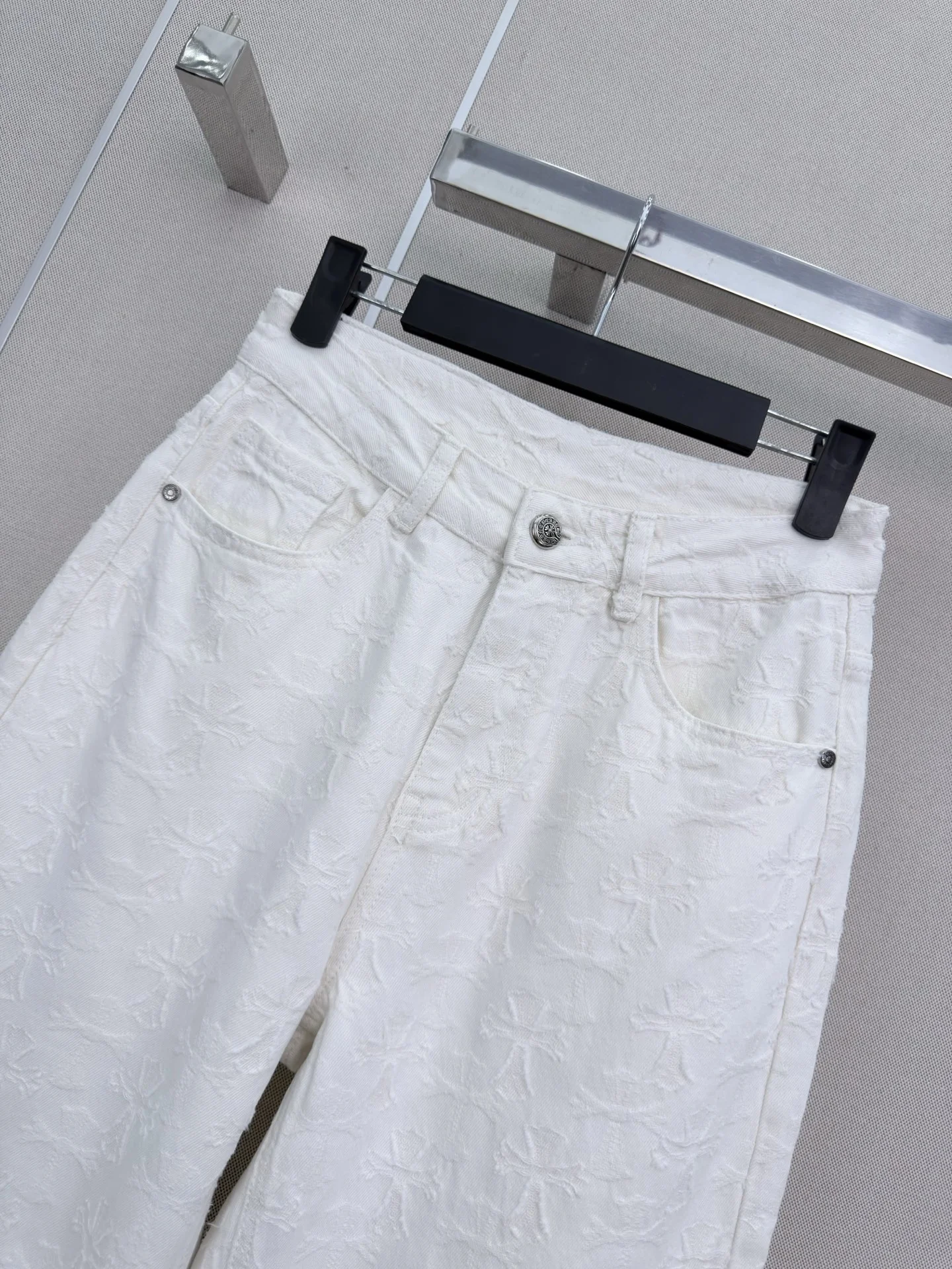 CHROME HEARTS Trousers White S-L A90202609062657 - Image 2