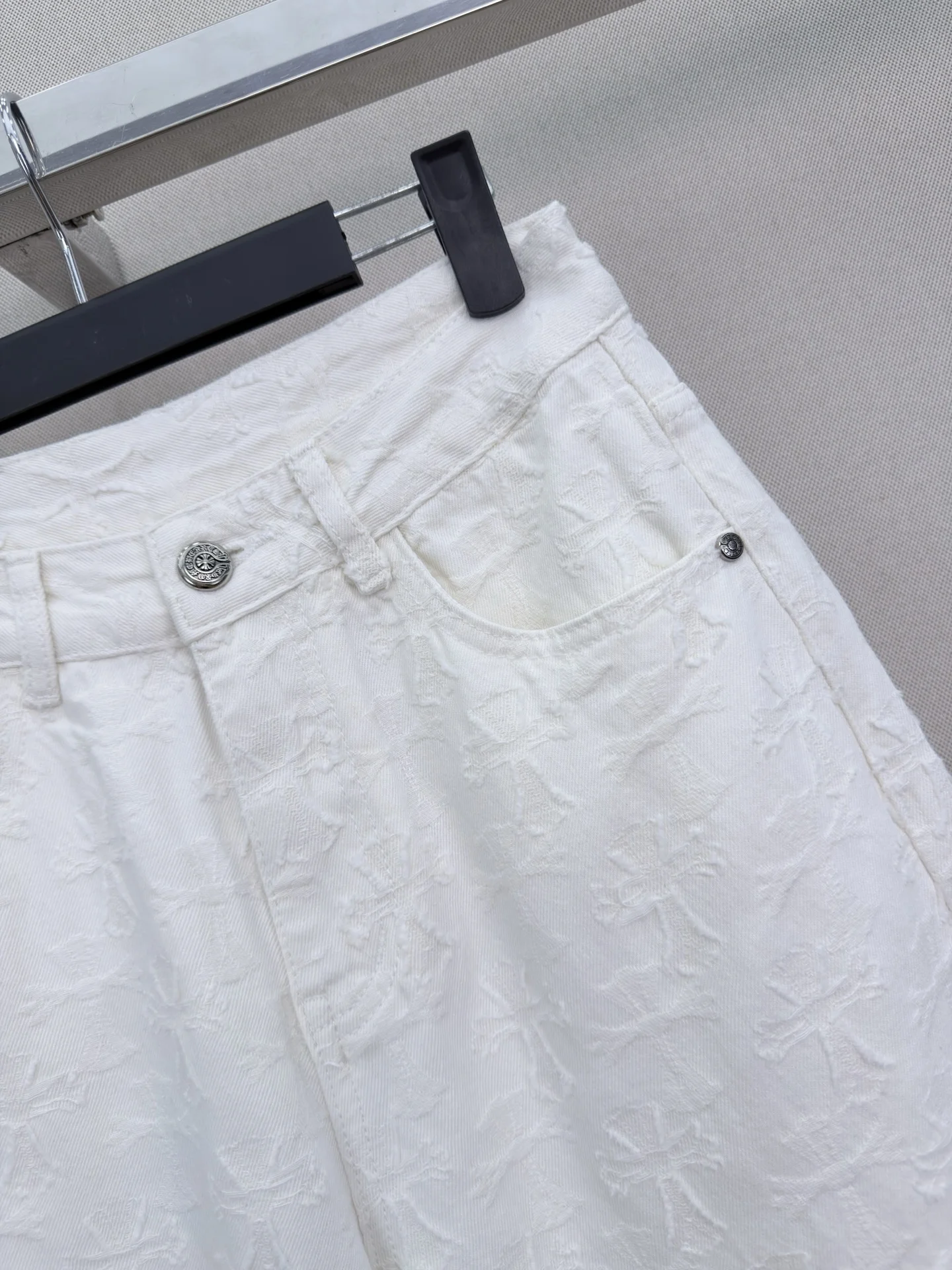 CHROME HEARTS Trousers White S-L A90202609062657 - Image 3