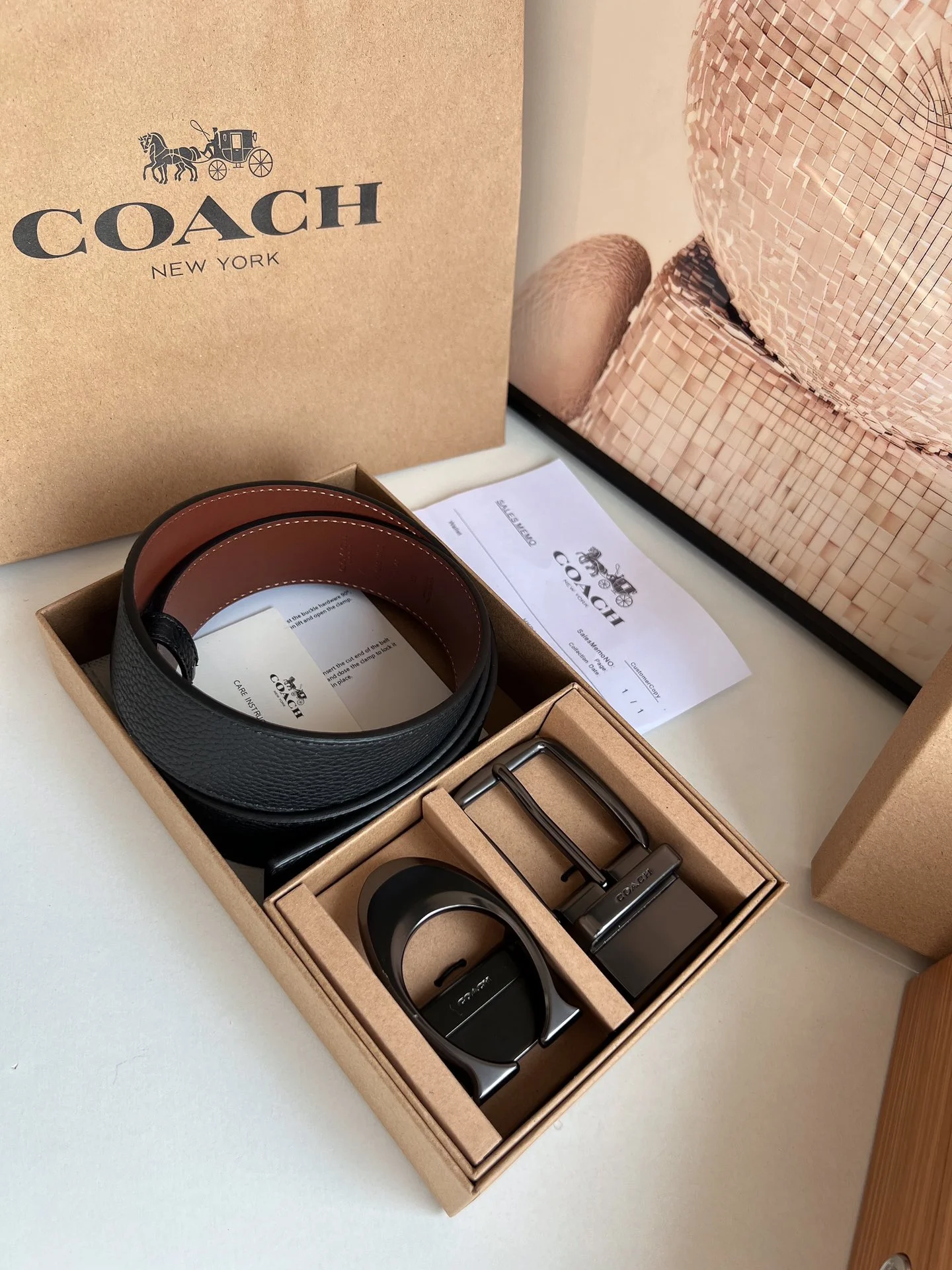 COACH Belts Black-Brown A70202609070536