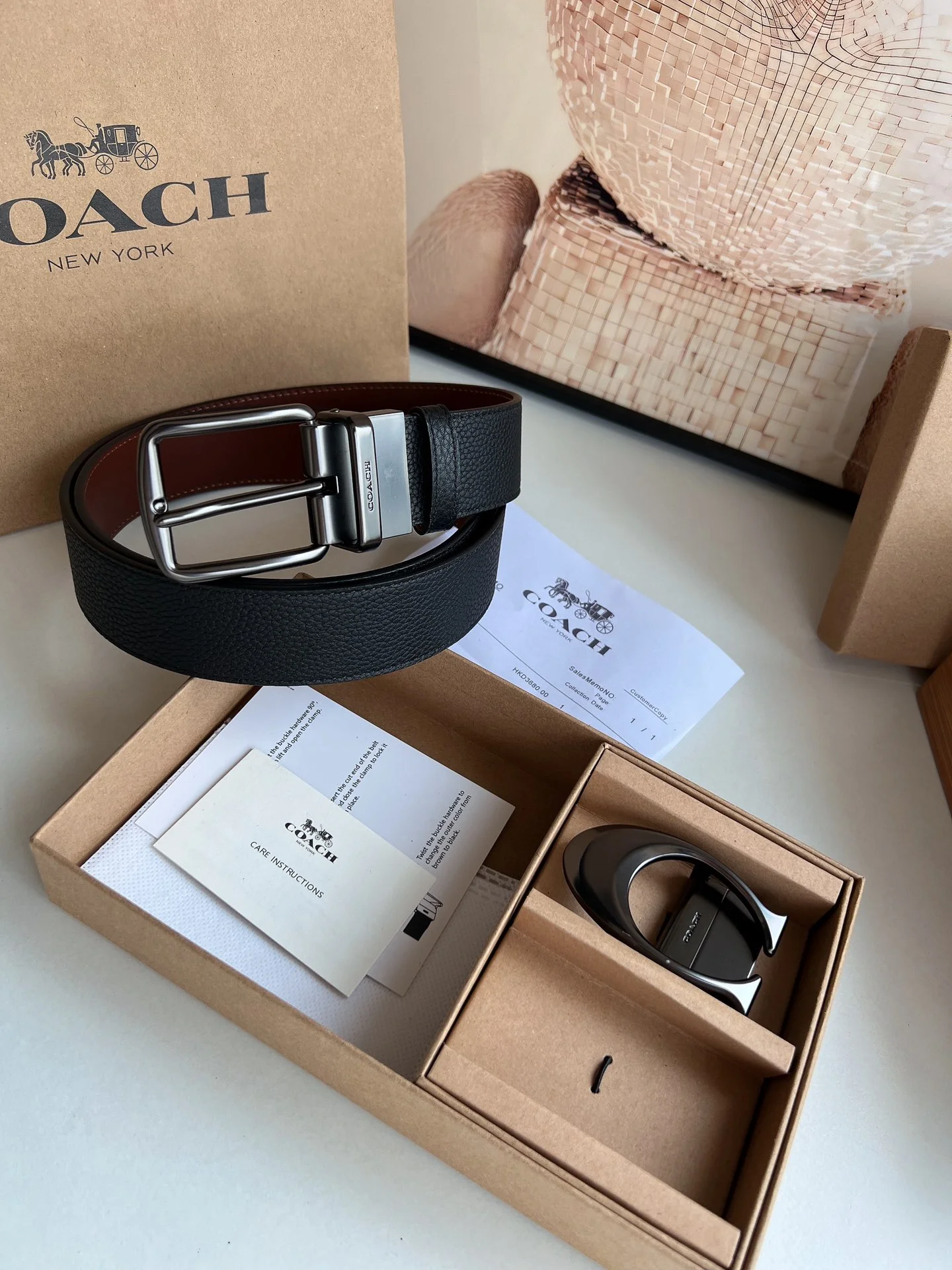 COACH Belts Black-Brown A70202609070536 - Image 2