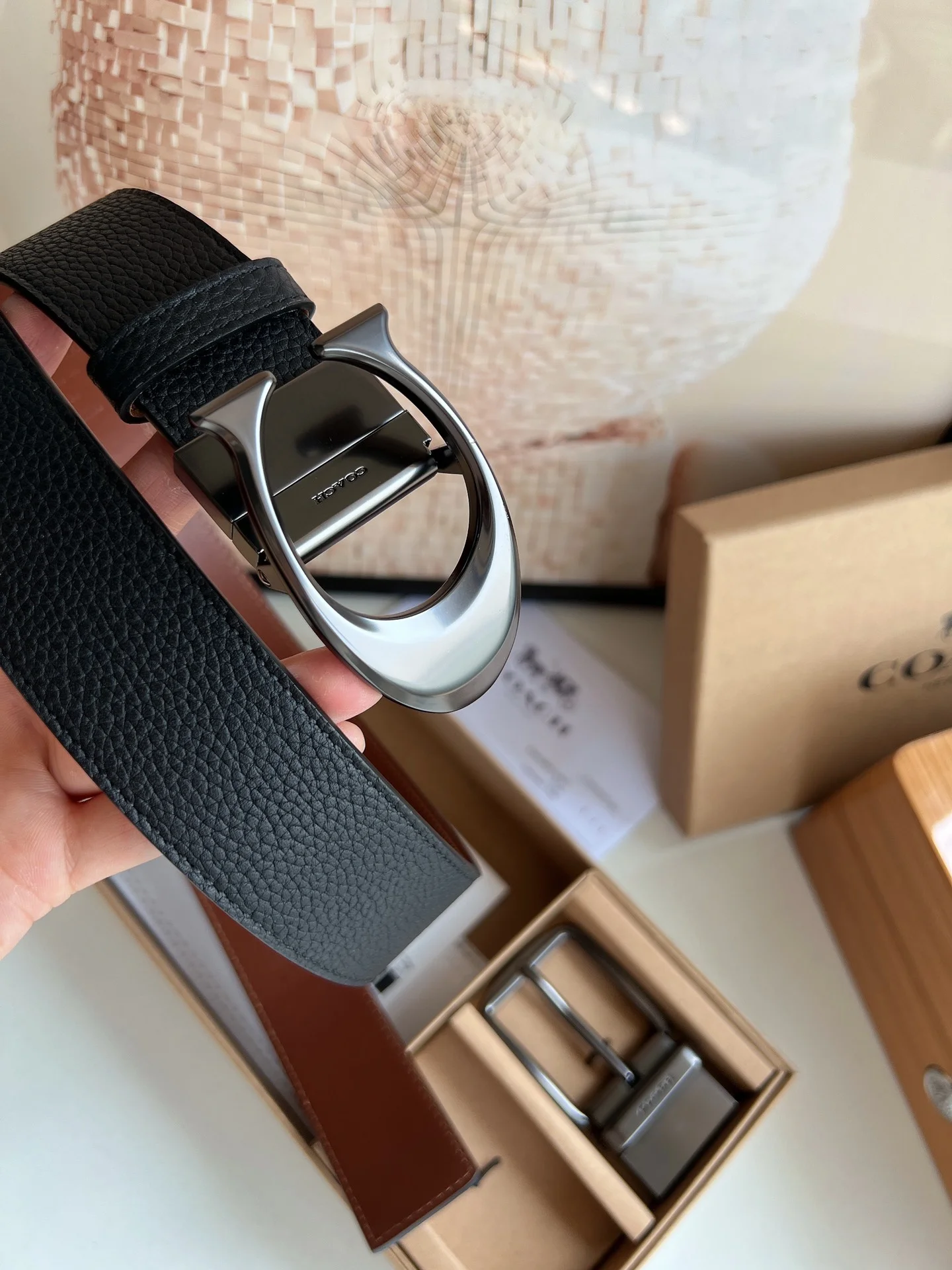 COACH Belts Black-Brown A70202609070536 - Image 9