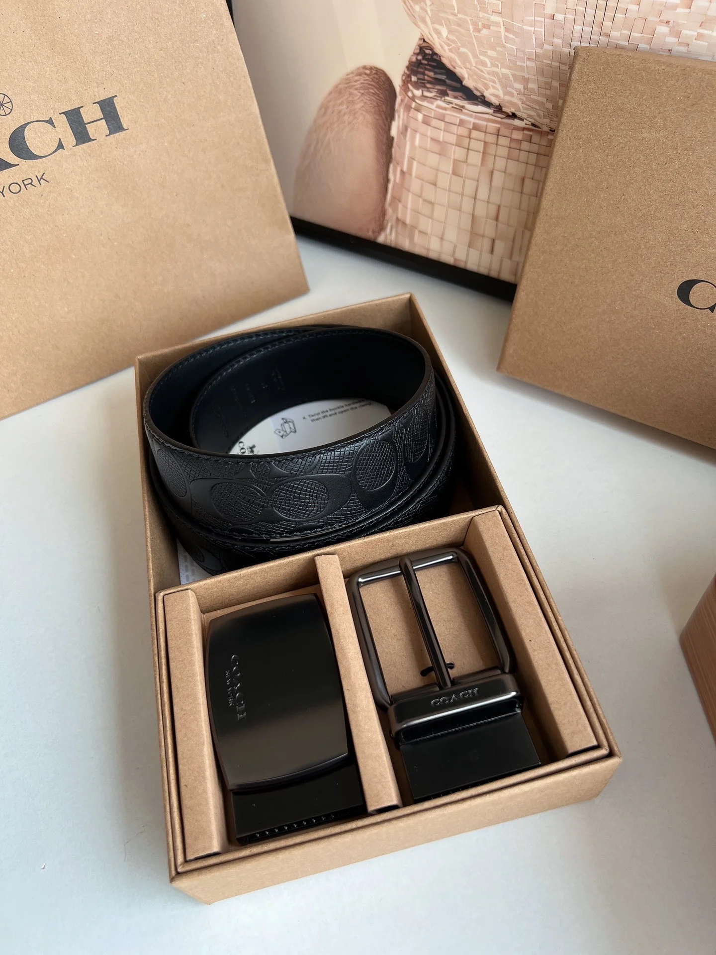 Alternative view of COACH Belts Black-Gunmetal A70202609070541