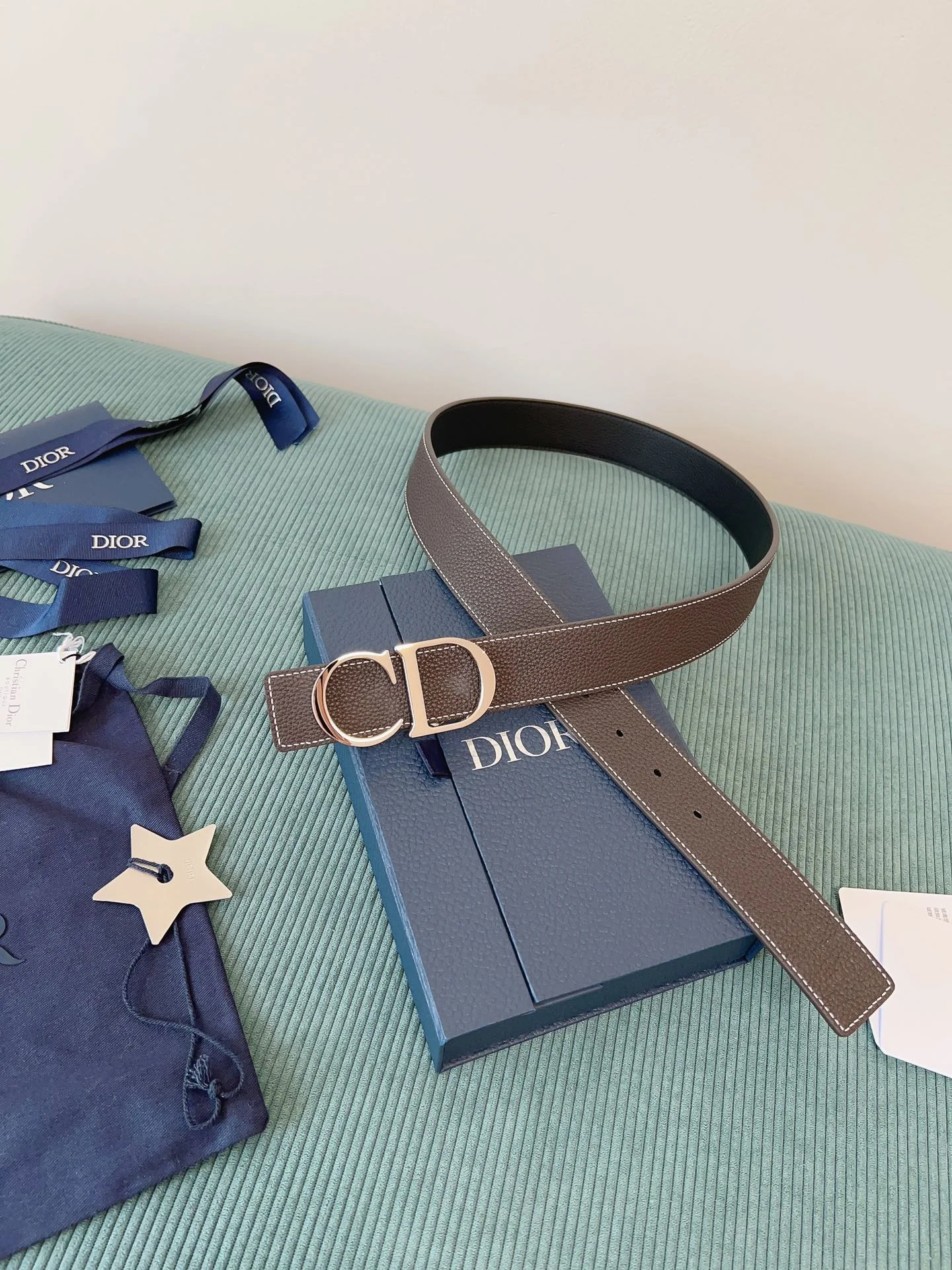 DIOR Belts Brown-Gold A60202609070329 - Image 4