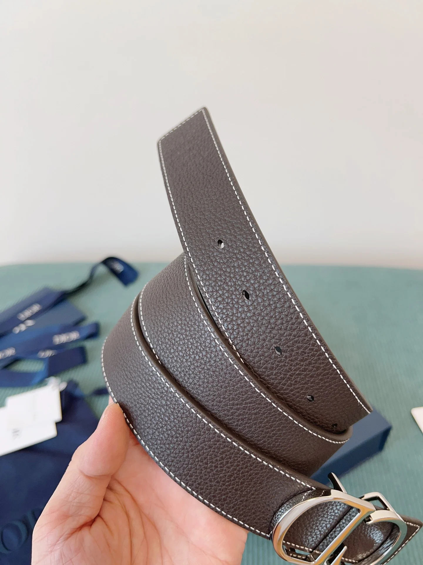 DIOR Belts Brown-Gold A60202609070329 - Image 5