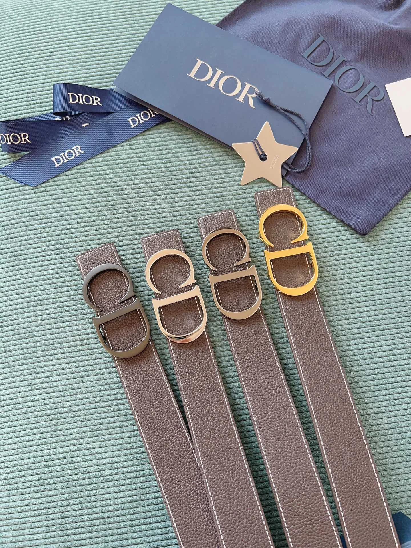DIOR Belts Brown-Gold A60202609070329 - Image 9