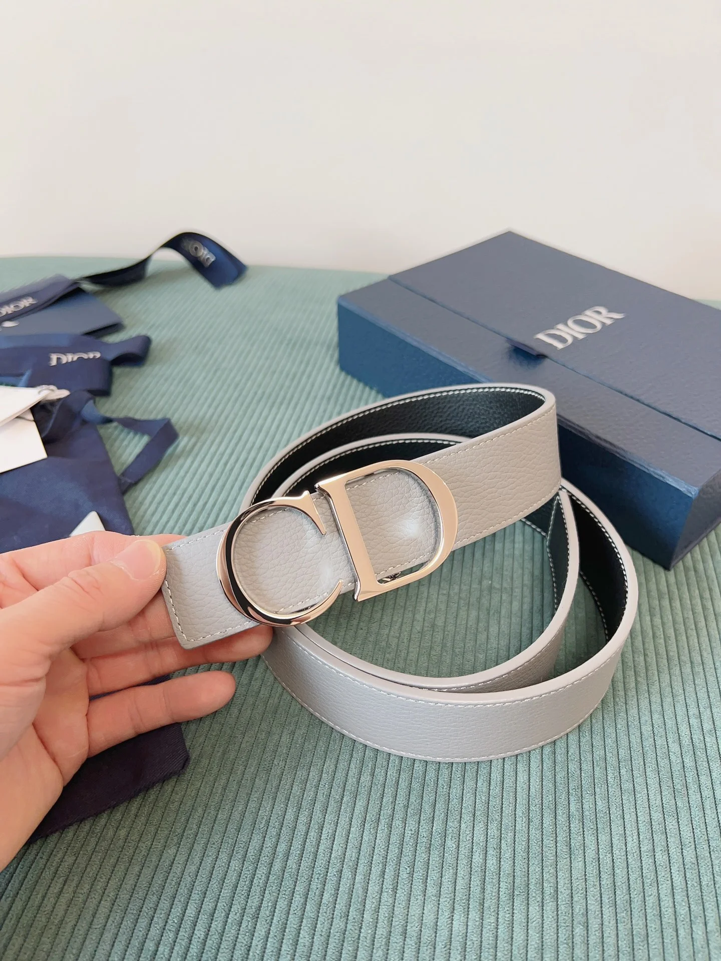 DIOR Belts Grey-Silver A60202609070332 - Image 9