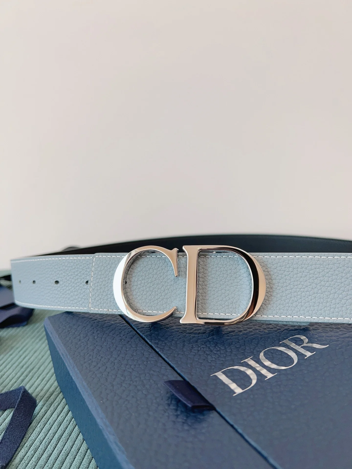 DIOR Belts Light Blue-Silver A60202609070331 - Image 3