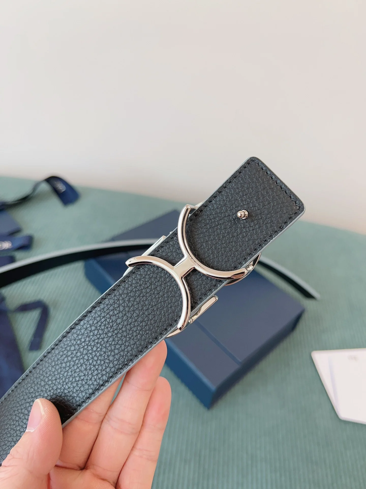 DIOR Belts Light Blue-Silver A60202609070331 - Image 7