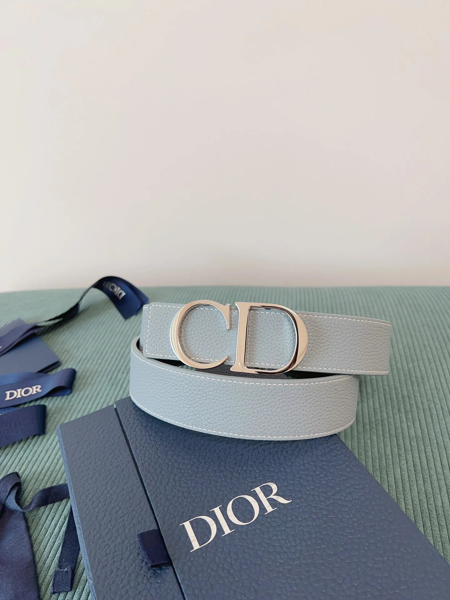 DIOR Belts Light Blue-Silver A60202609070331 - Image 8
