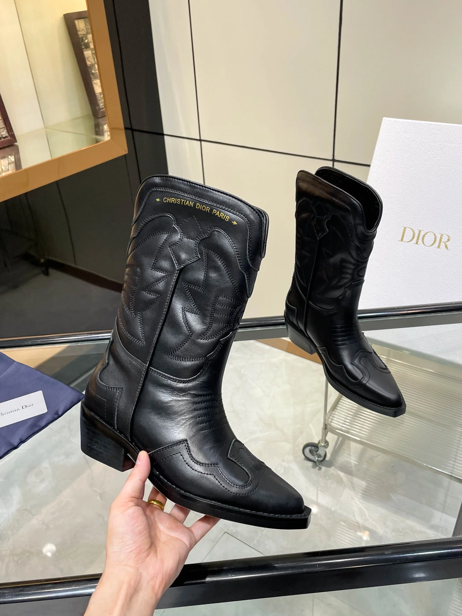 DIOR Boots Black C90202609111264 - Image 5