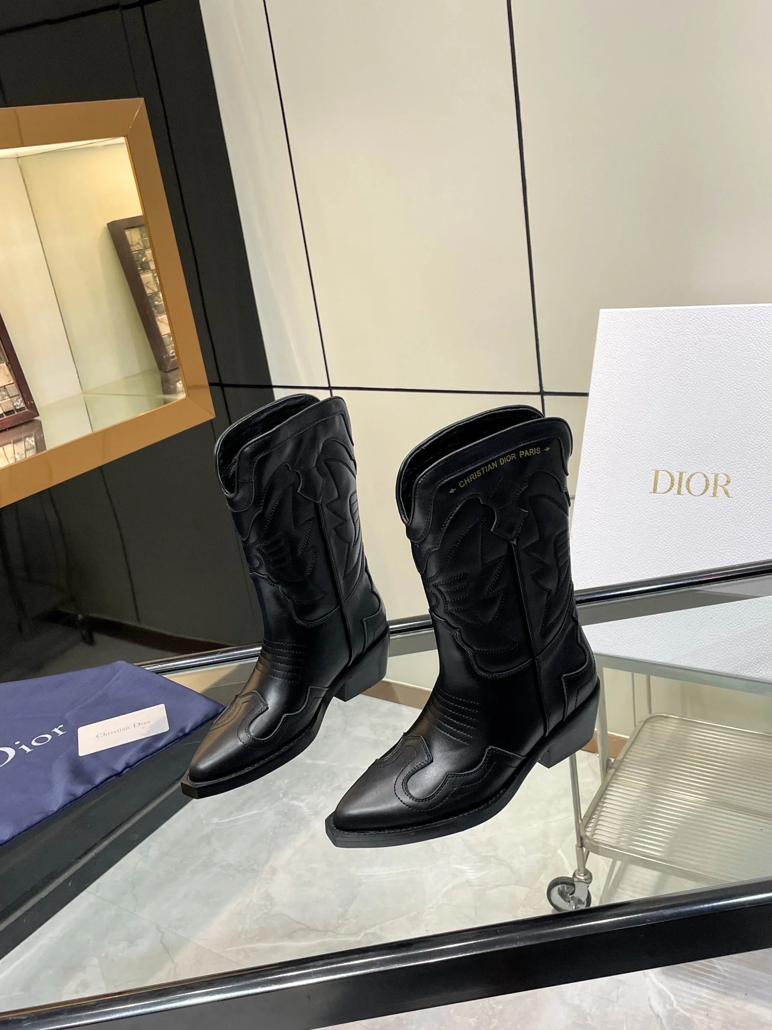 DIOR Boots Black C90202609111264 - Image 6