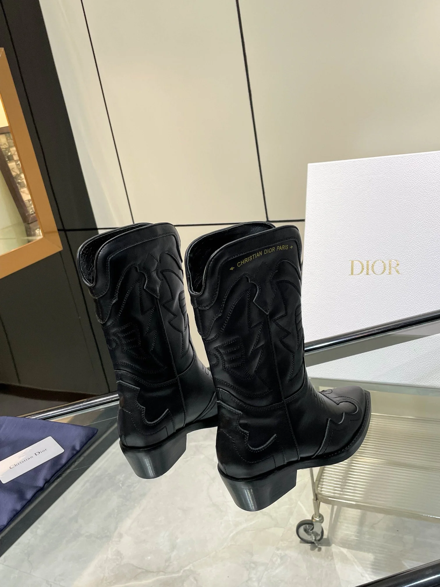 DIOR Boots Black C90202609111264 - Image 8