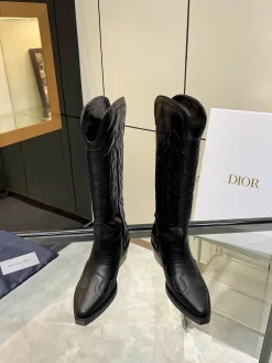 DIOR Boots Leather Black EU35-40 D30202609111260