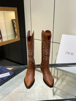 DIOR Boots Leather Brown-White EU35-40 D30202609111261