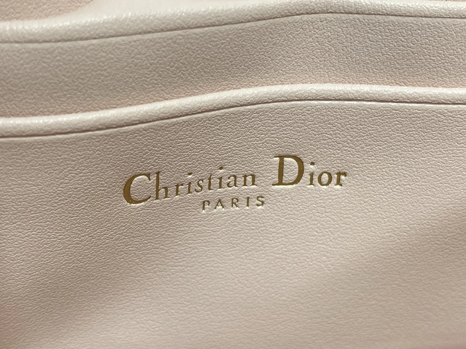 DIOR Clutches Bags Embossed Calf Leather Pink-Gray 21X11X5CM F50202609090151 - Image 9