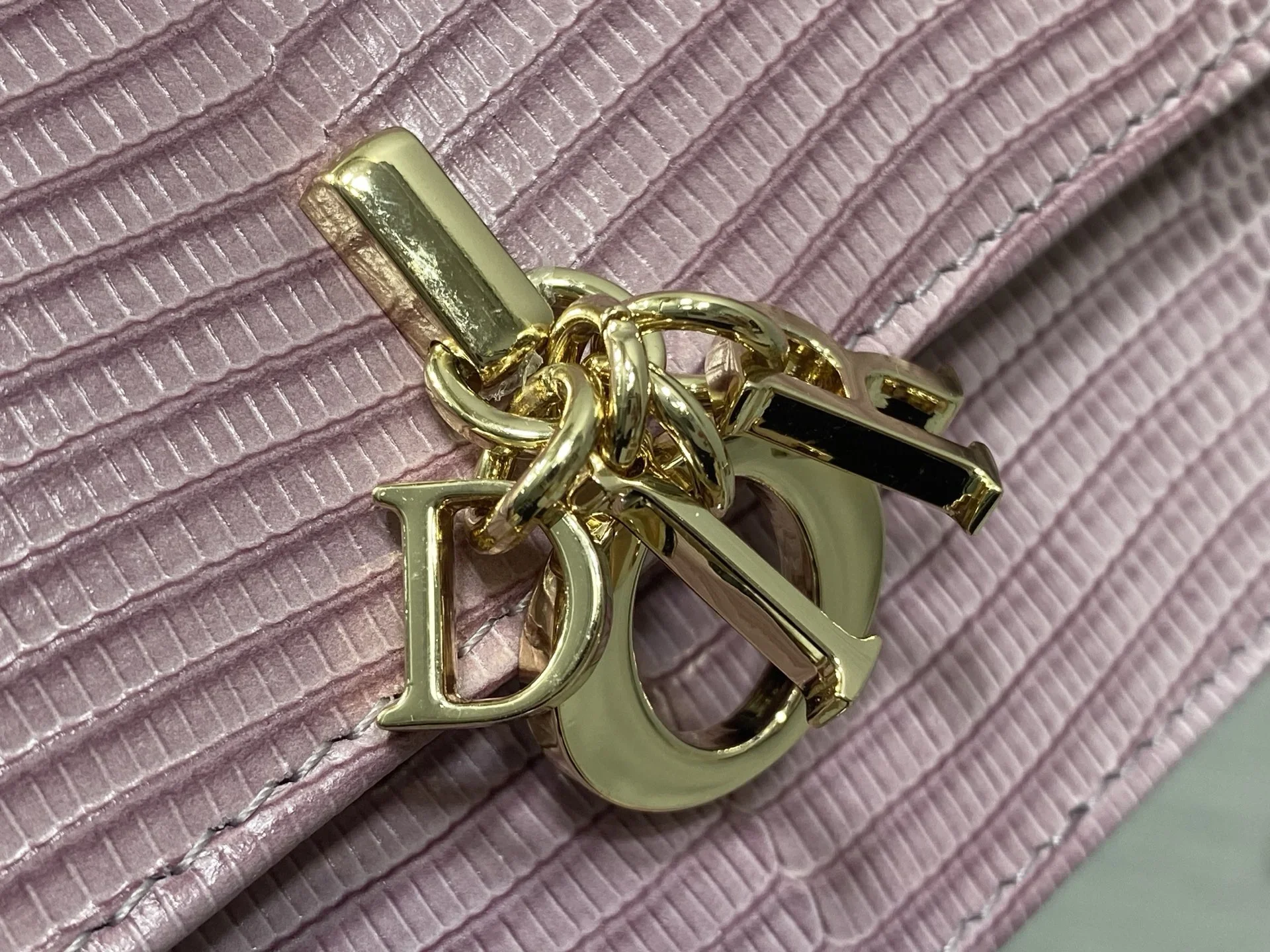 DIOR Clutches Bags Pink-Gold 21X11X5CM F50202609090146 - Image 3