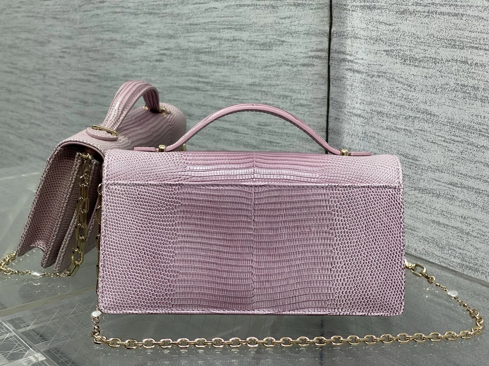 DIOR Clutches Bags Pink-Gold 21X11X5CM F50202609090146 - Image 4