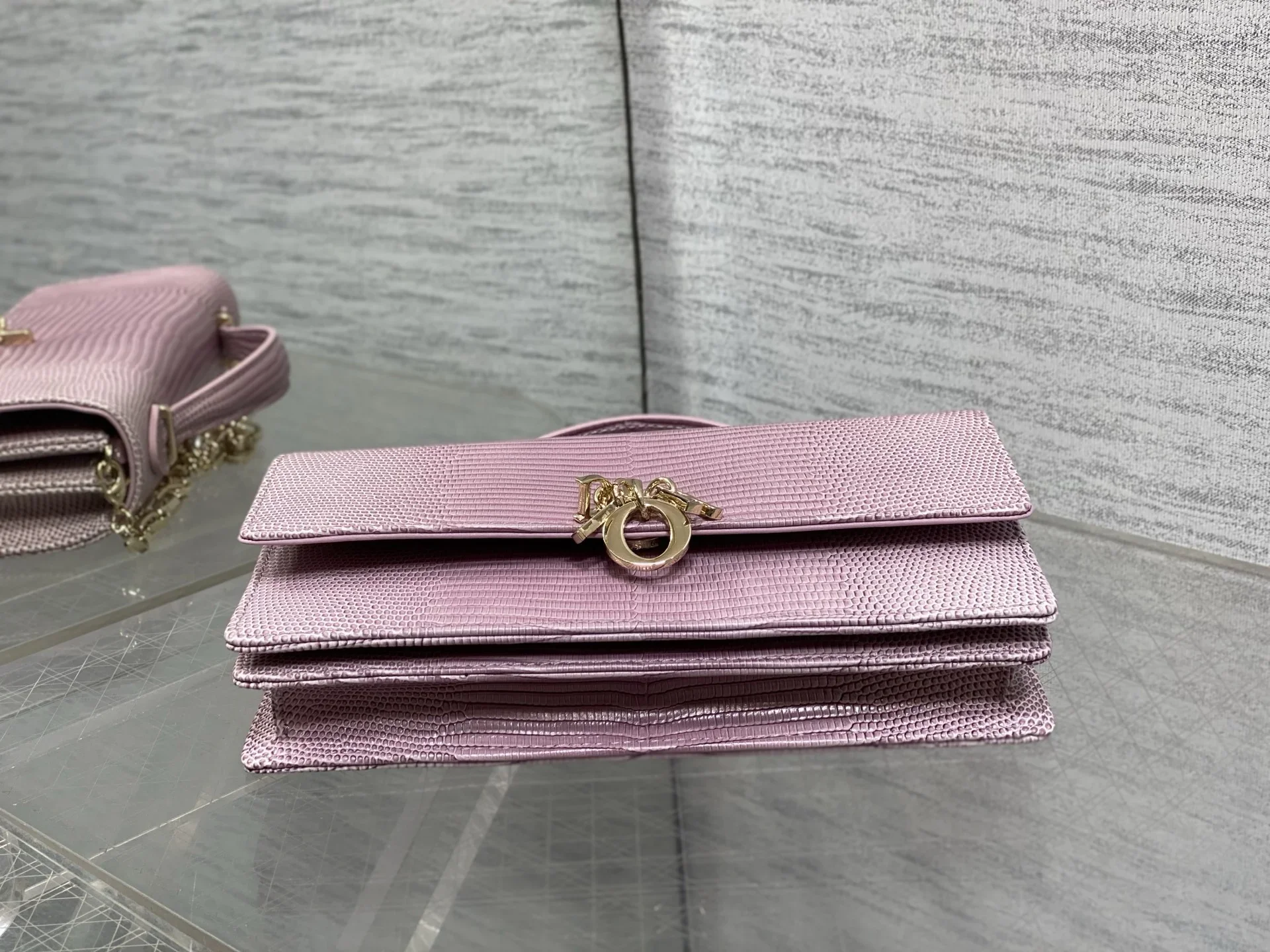 DIOR Clutches Bags Pink-Gold 21X11X5CM F50202609090146 - Image 7