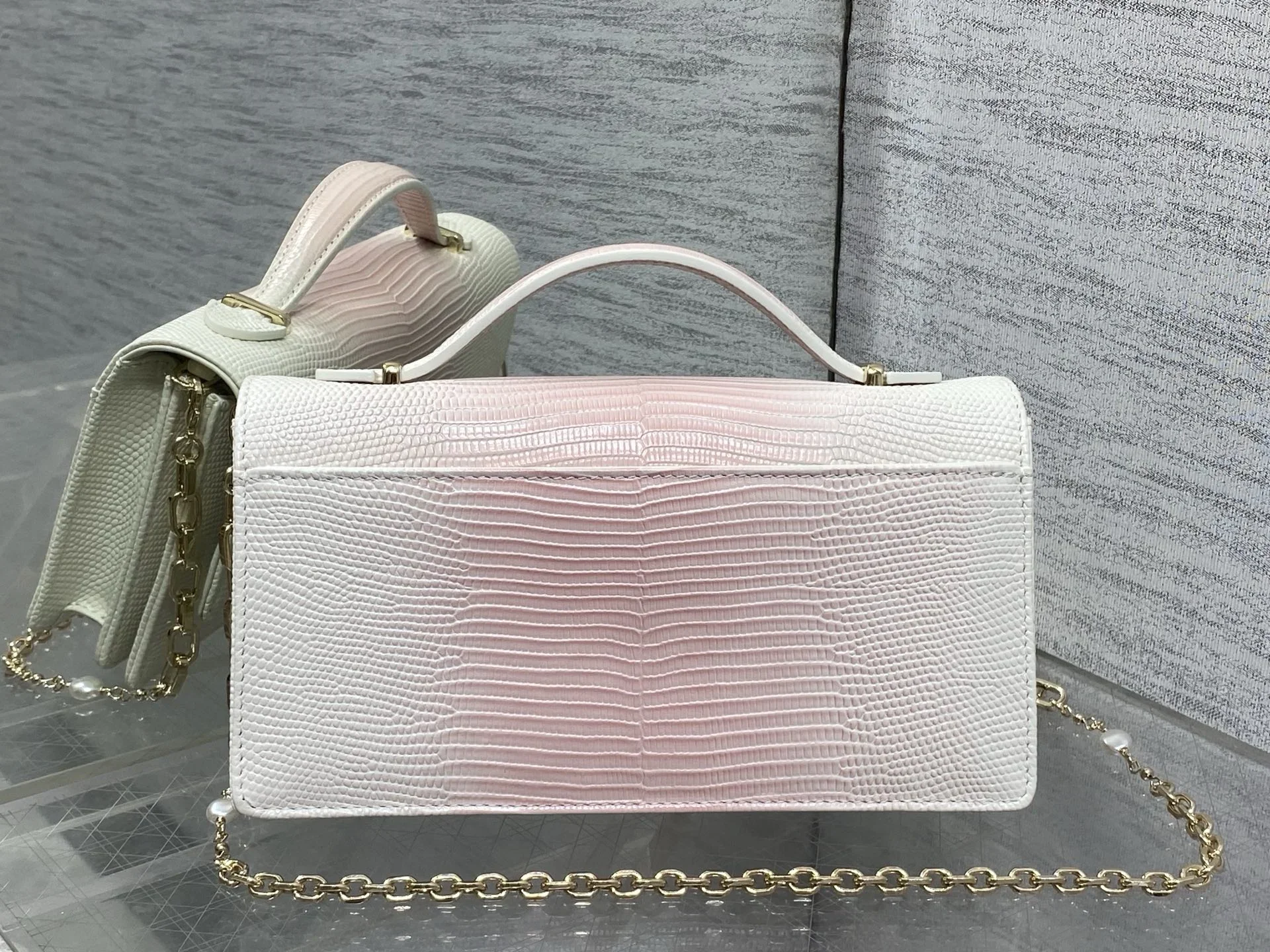 DIOR Clutches Bags White-Pink 21X11X5CM F50202609090148 - Image 4