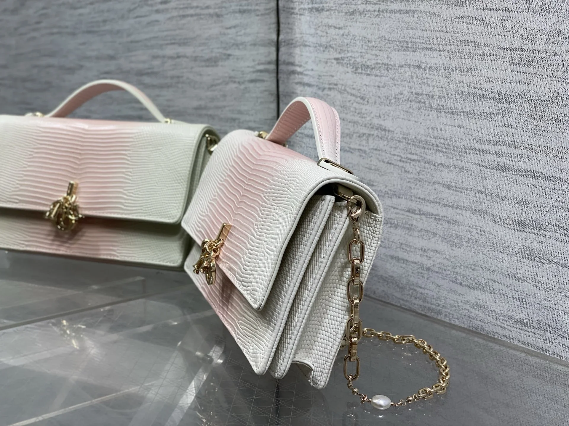 DIOR Clutches Bags White-Pink 21X11X5CM F50202609090148 - Image 6