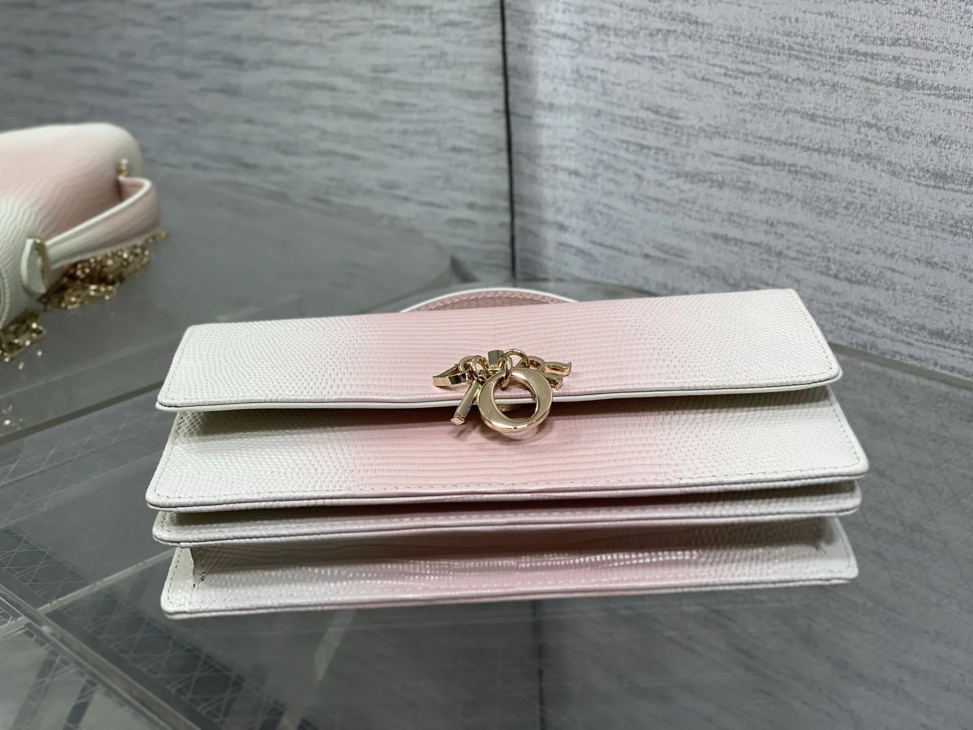 DIOR Clutches Bags White-Pink 21X11X5CM F50202609090148 - Image 7