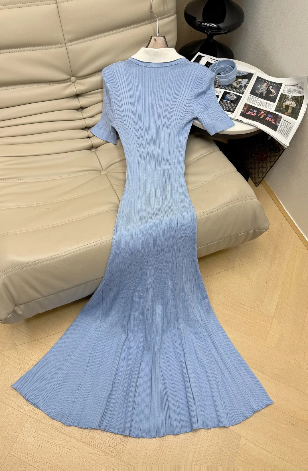 DIOR Dresses Knit Blue-White S-M-L C70202609063148 - Image 7