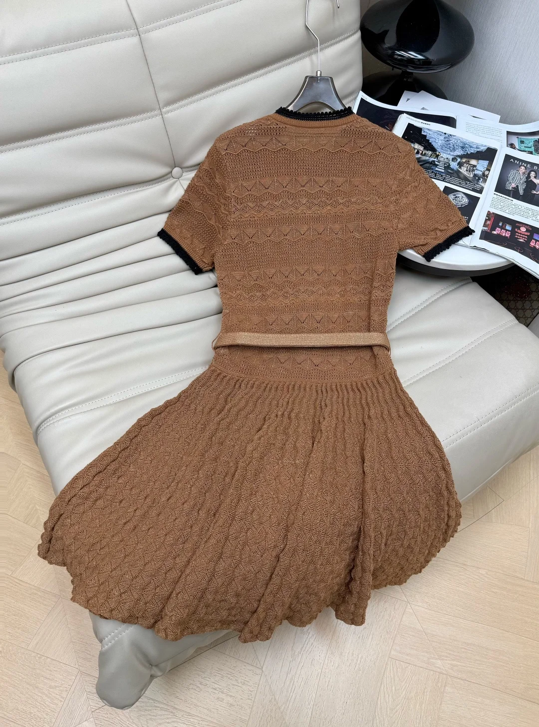 DIOR Dresses Knit Brown-Black S-L D10202609063149 - Image 9