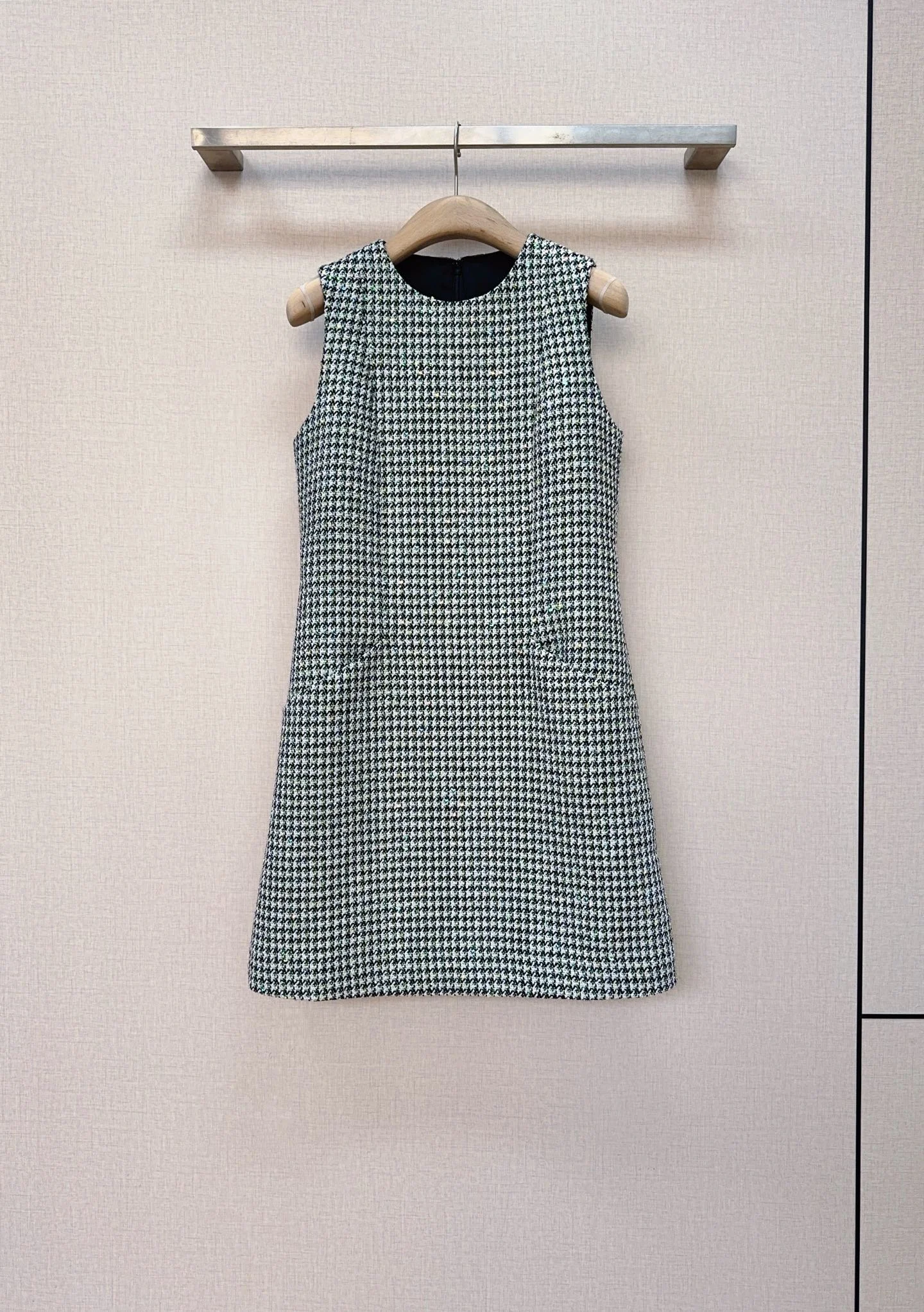 DIOR Dresses Tweed Blend Black-White S-XL B80202609060107