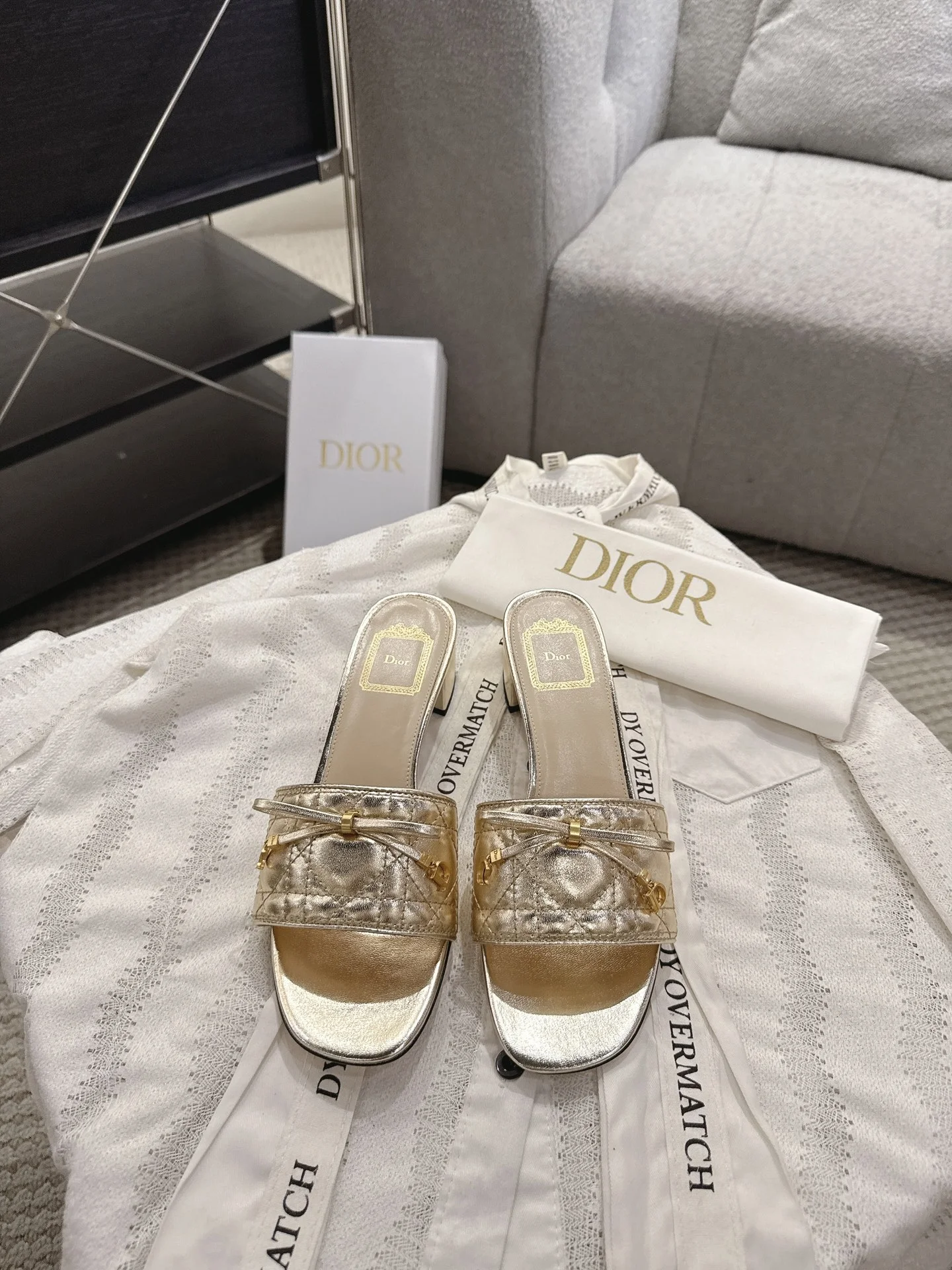 DIOR Flats Gold B40202609111749