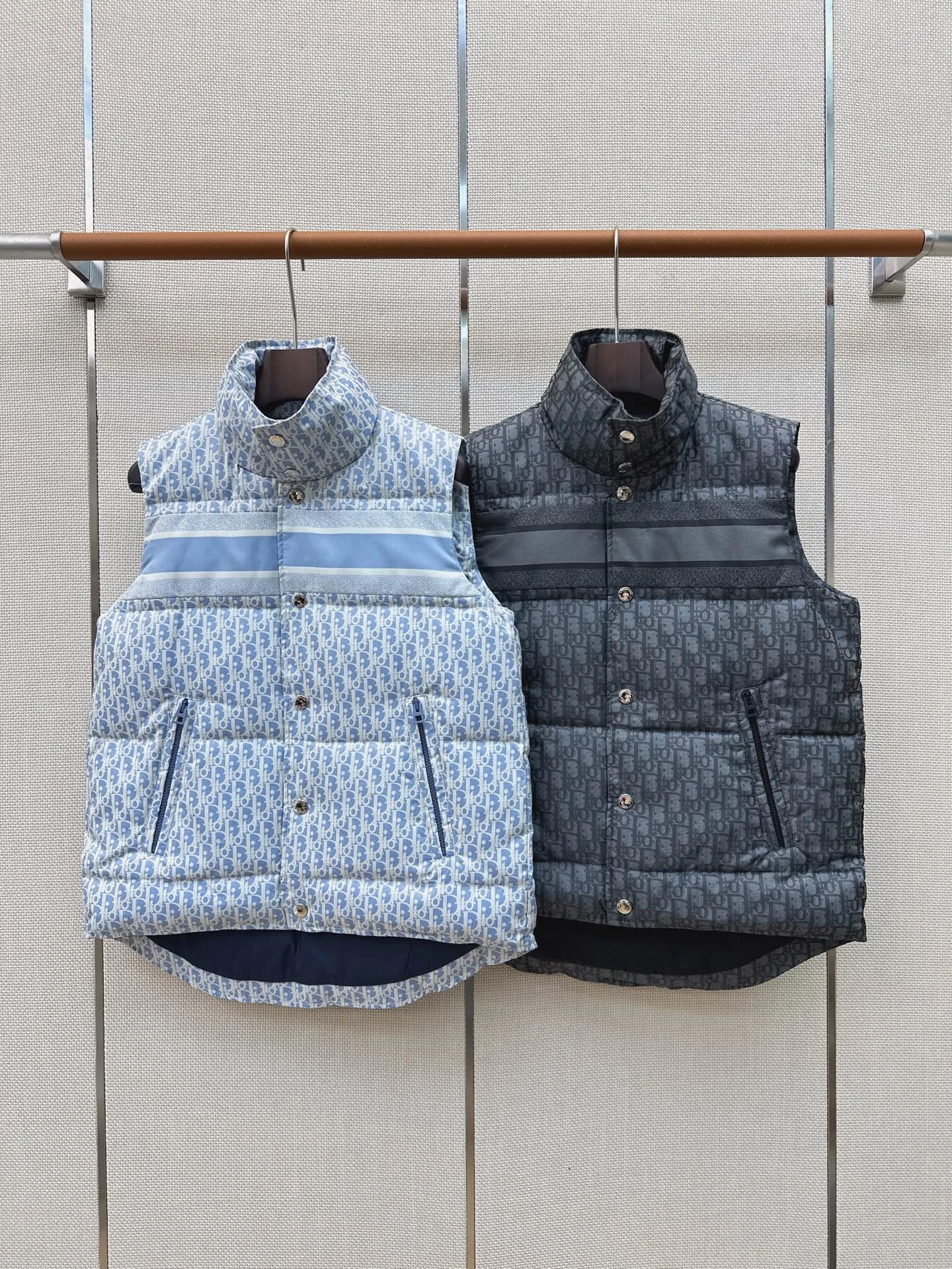 DIOR Jackets Blue-Gray S-L D30202609062255