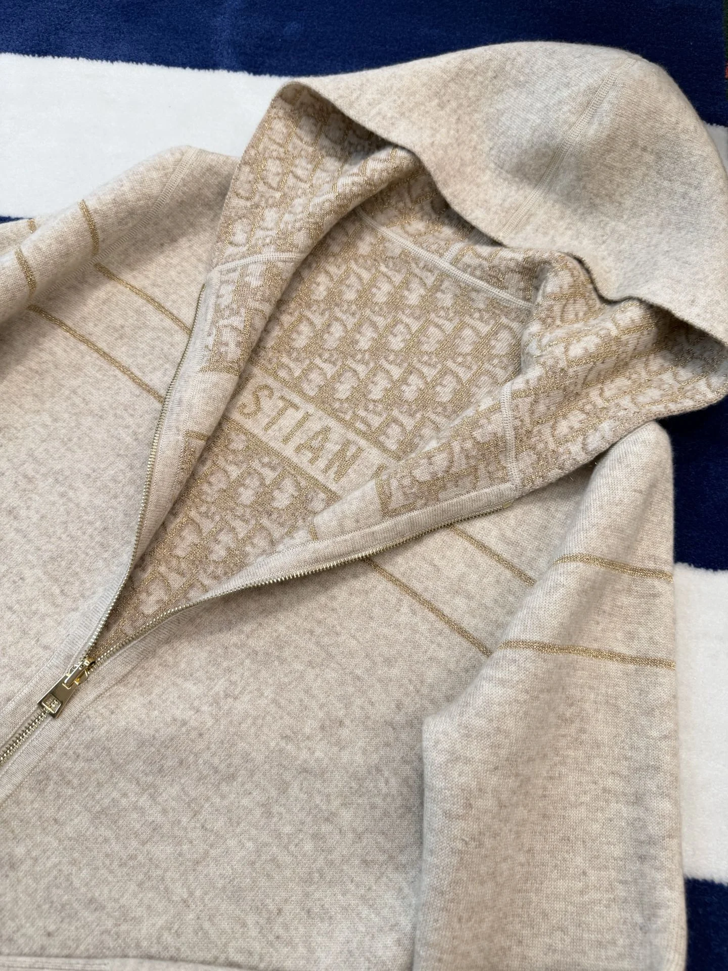 DIOR Jackets Cashmere Beige-Gold S M L F25202609060682 - Image 5