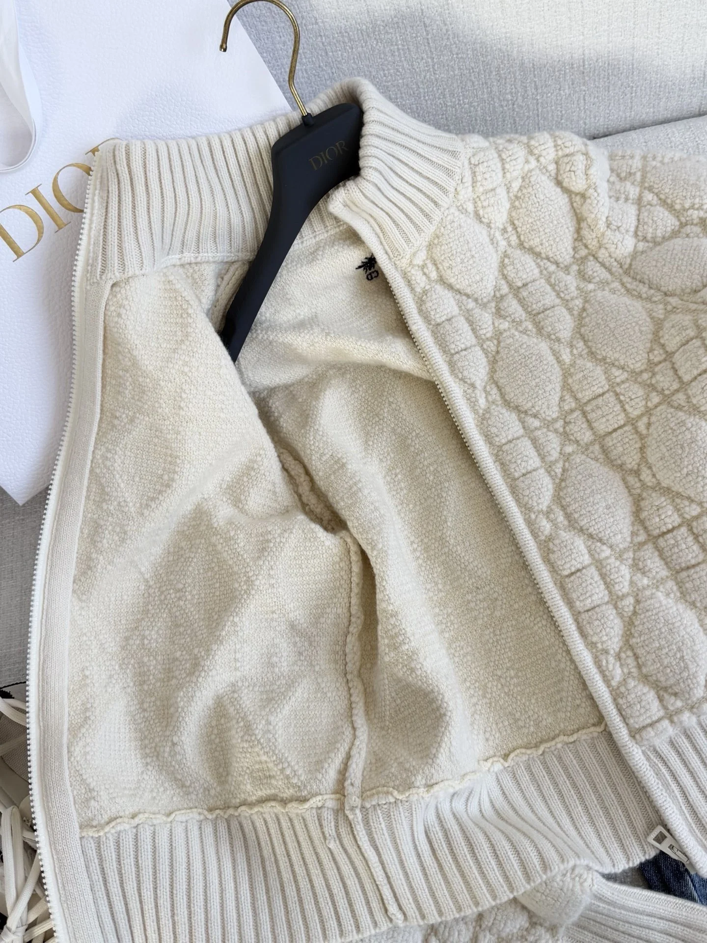 DIOR Jackets Cream S-L C70202609061987 - Image 4