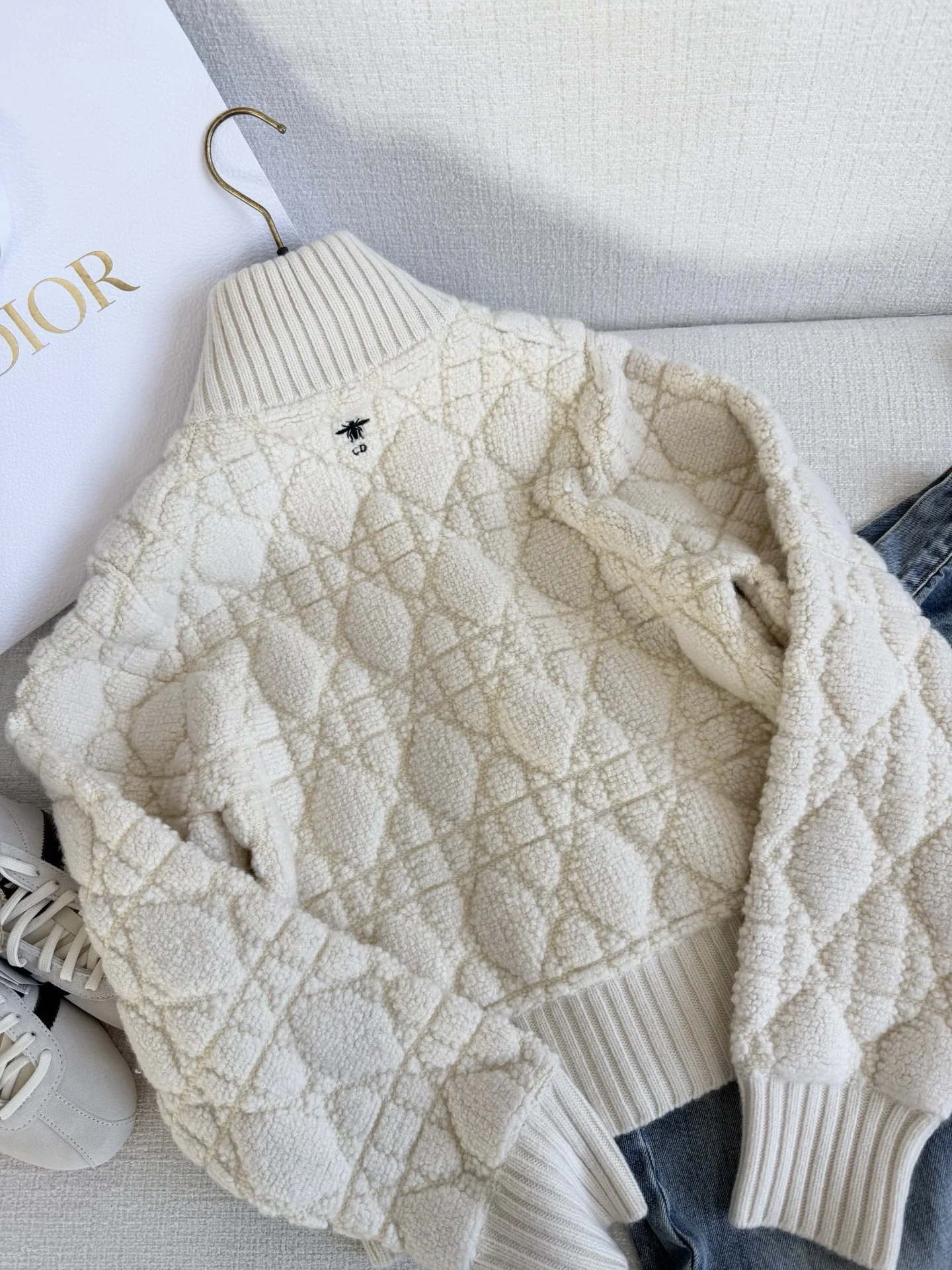 DIOR Jackets Cream S-L C70202609061987 - Image 6