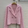 DIOR Jackets Knit Yarn Pink 36-40 C20202609062756