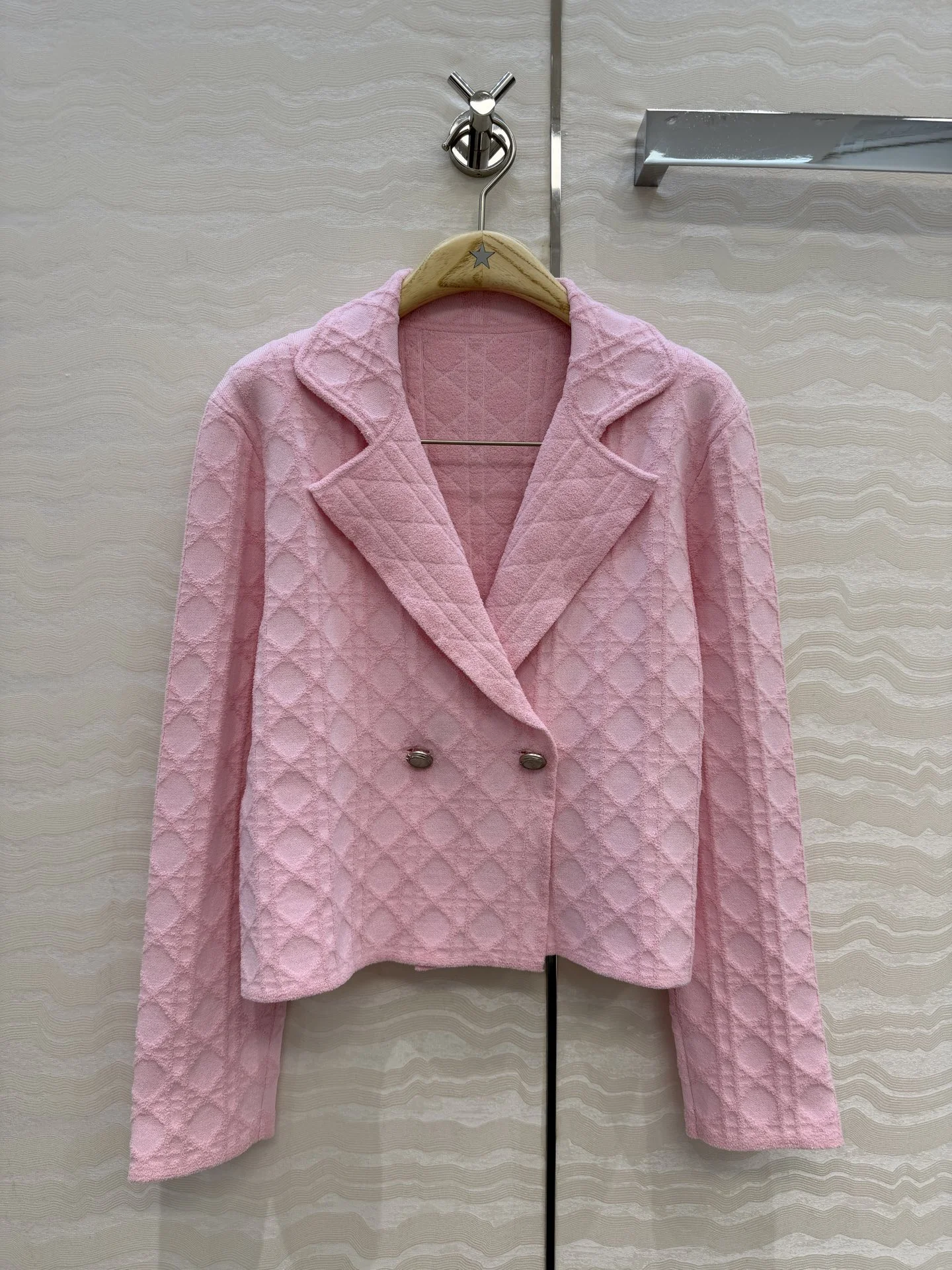 DIOR Jackets Knit Yarn Pink 36-40 C20202609062756