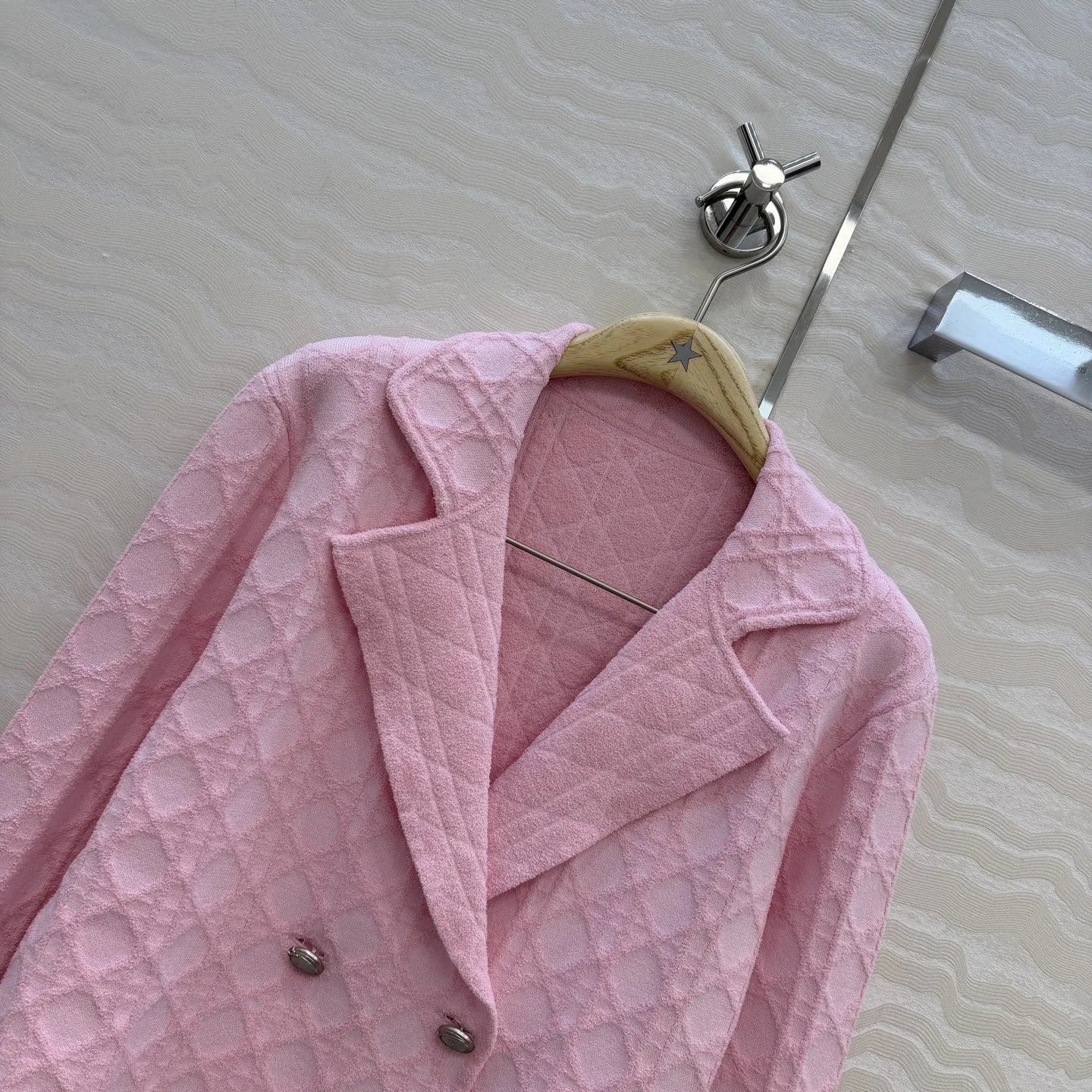 DIOR Jackets Knit Yarn Pink 36-40 C20202609062756 - Image 2