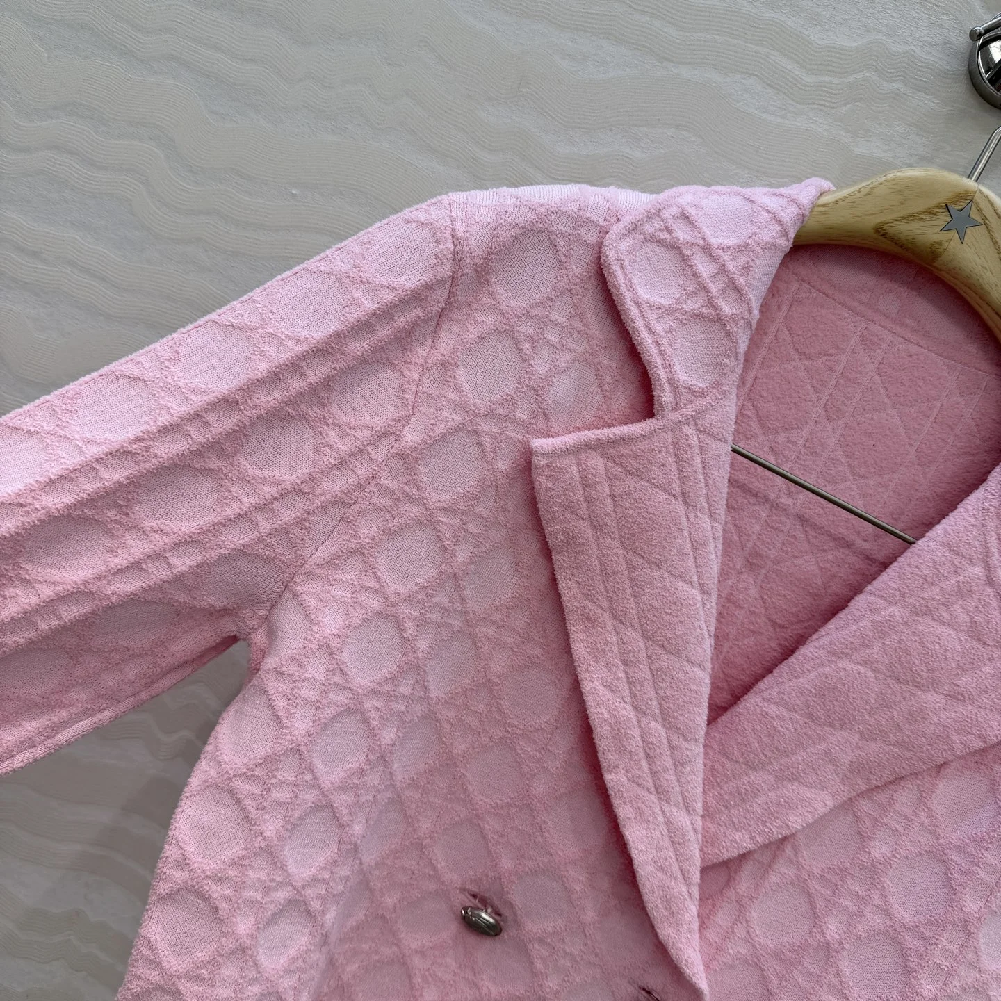 DIOR Jackets Knit Yarn Pink 36-40 C20202609062756 - Image 4