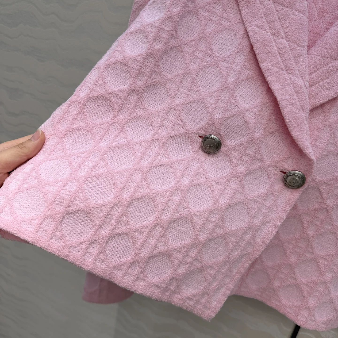 DIOR Jackets Knit Yarn Pink 36-40 C20202609062756 - Image 6