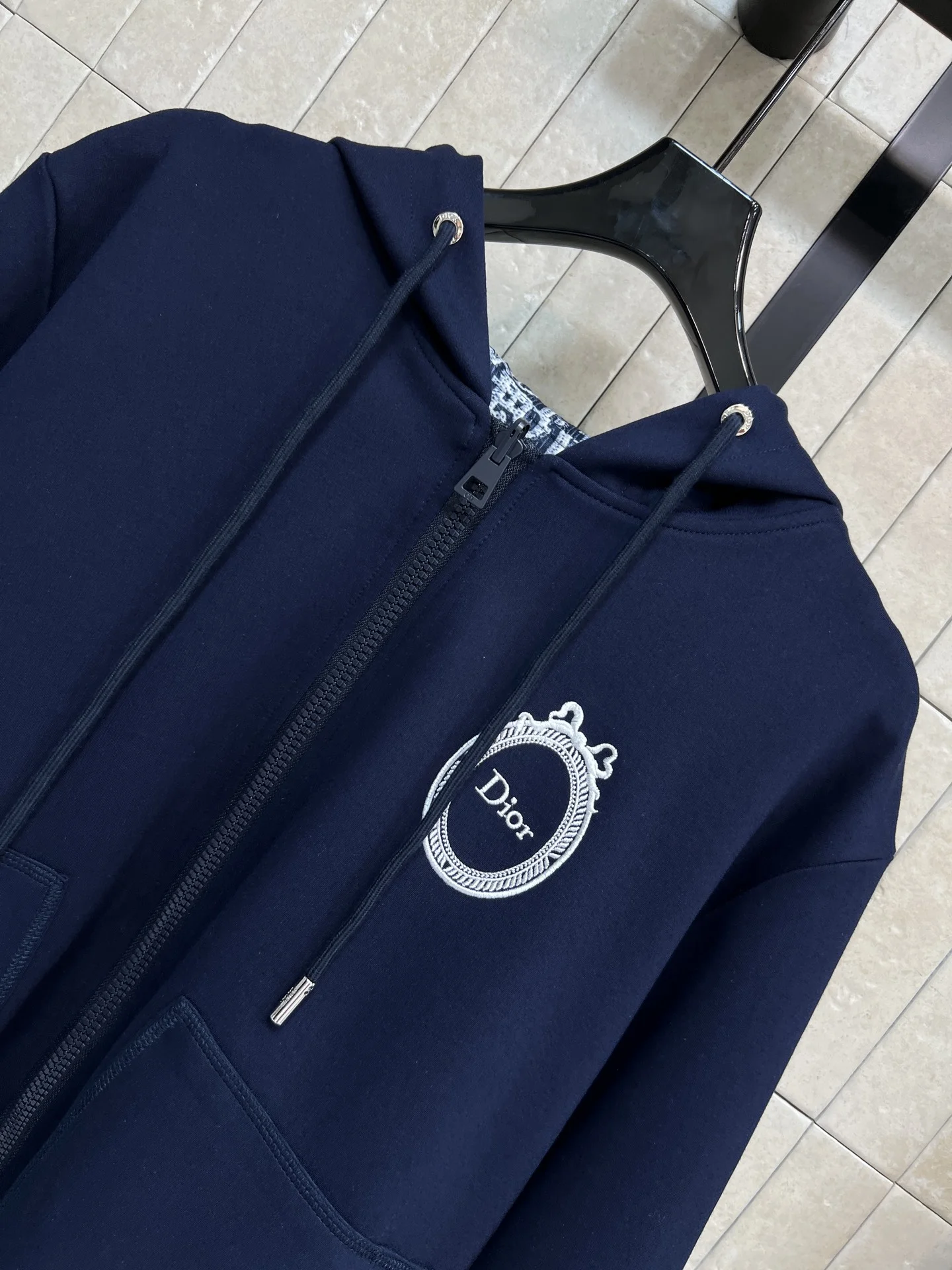 DIOR Jackets Navy Blue-White S-L D15202609061628 - Image 2
