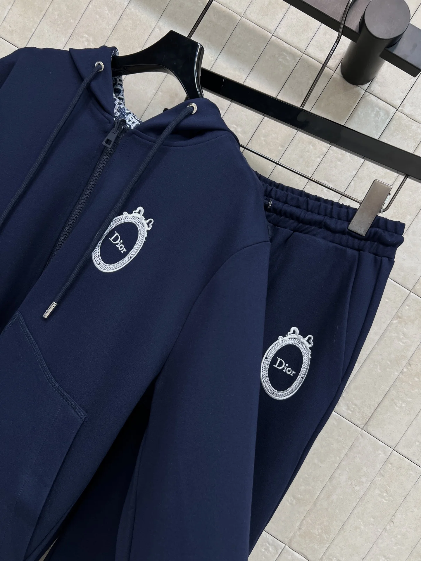 DIOR Jackets Navy Blue-White S-L D15202609061628 - Image 6