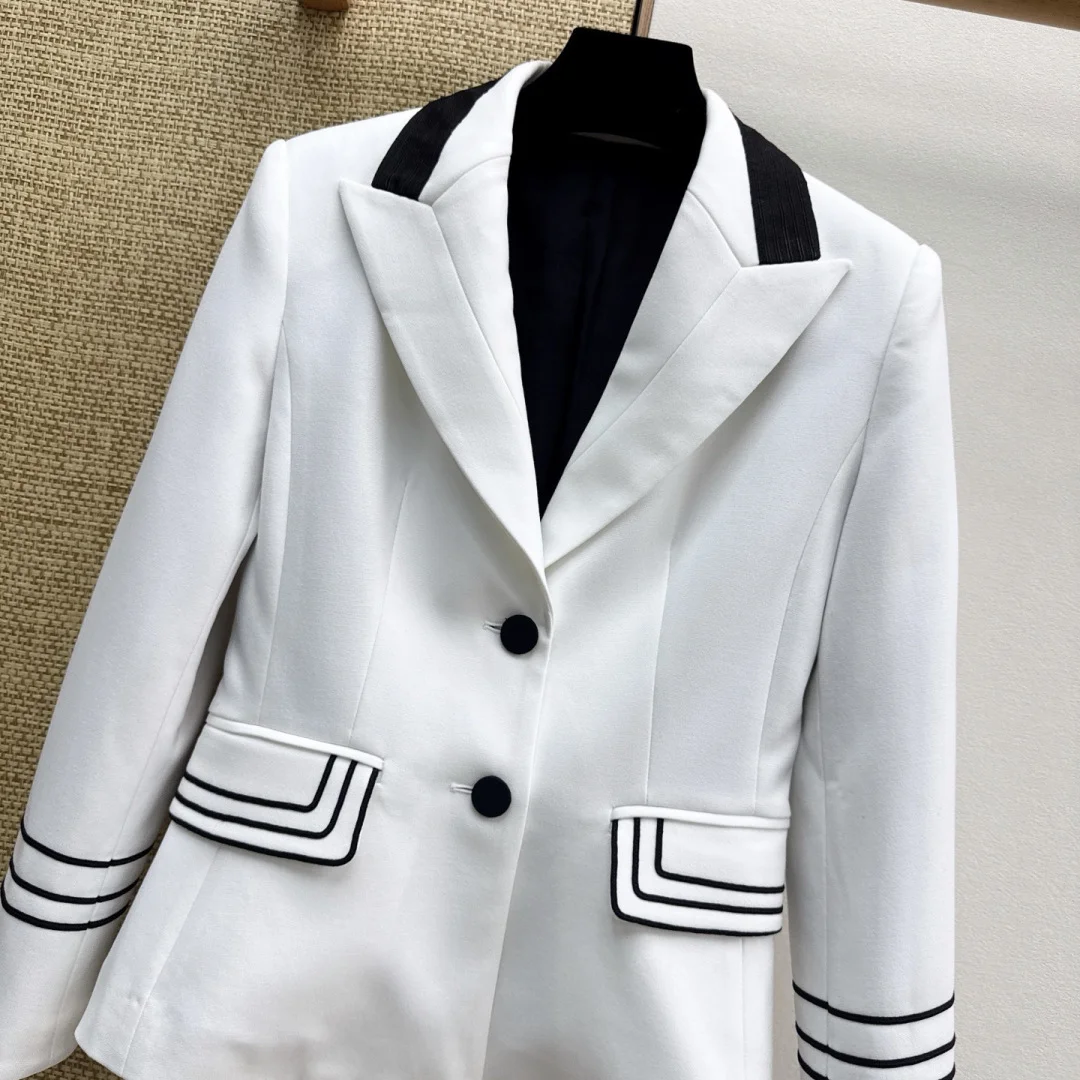 DIOR Jackets Polyester White-Black S-XL C15202609060473 - Image 2